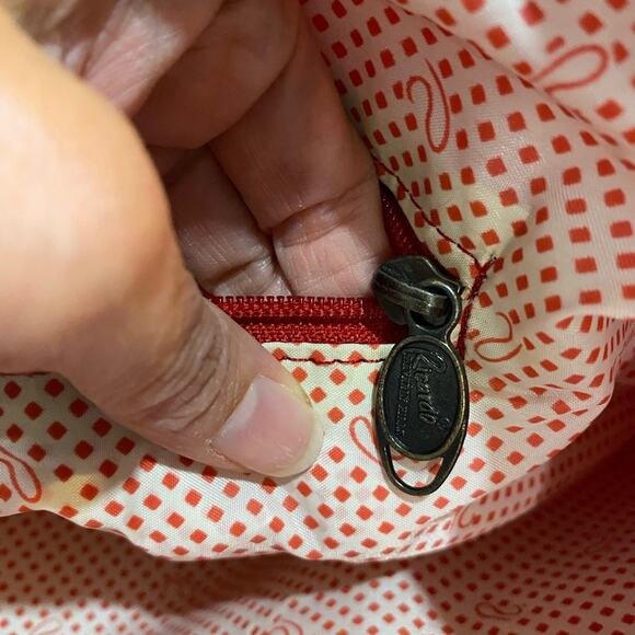 Ricardo of Beverly Hills Red Tote Bag - Picture 8 of 13